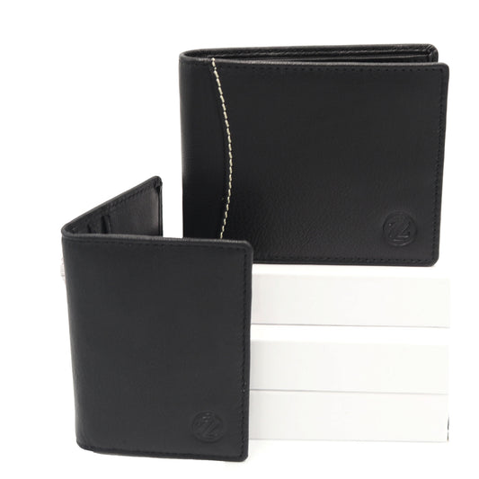 Zelora Paris Men’s Leather Combo-Wallet & Card Case