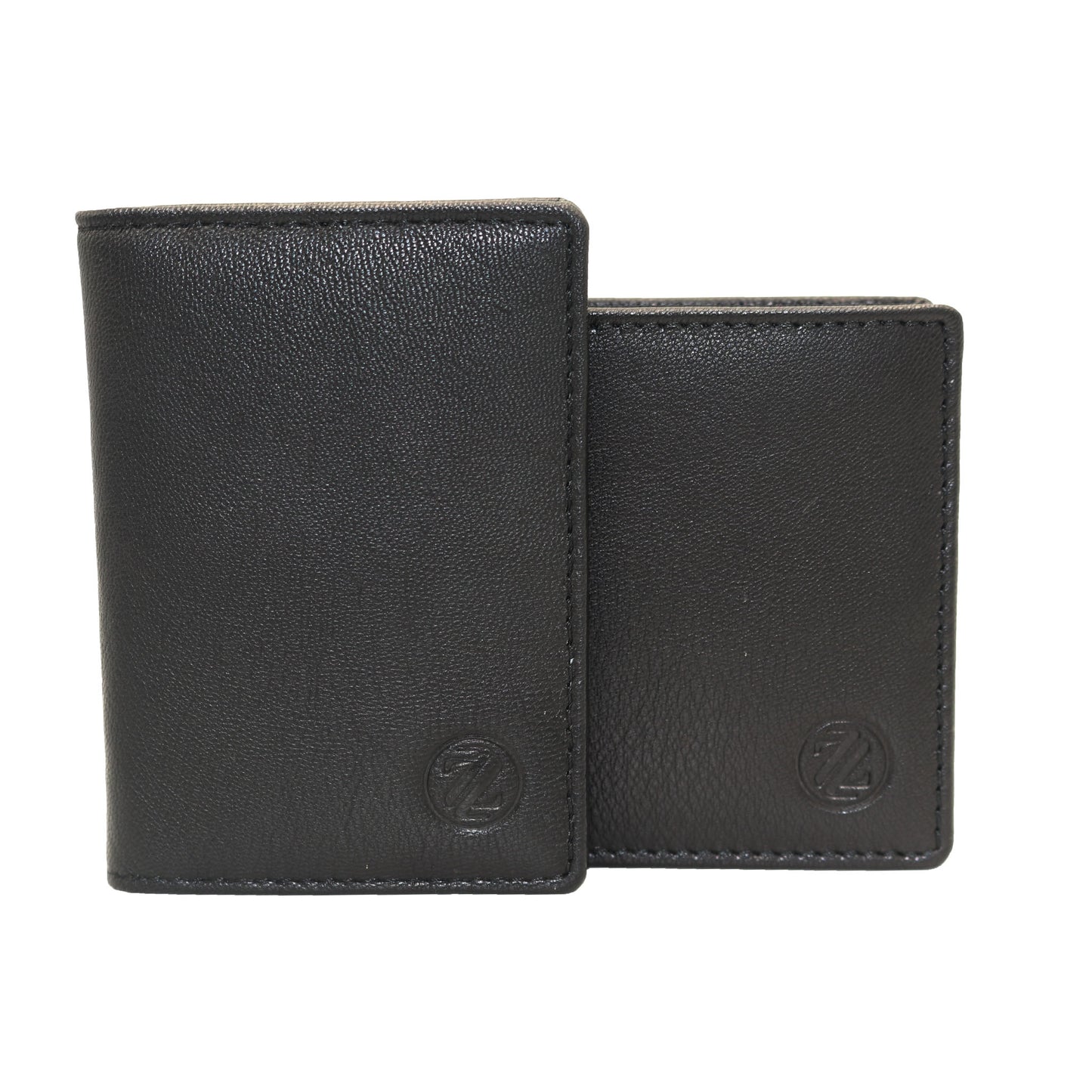 Zelora Paris Men’s Leather Combo-Wallet & Card Case