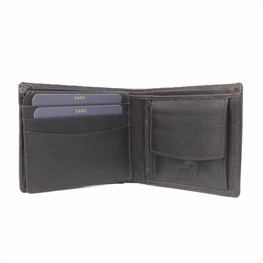 MENS CROCO BROWN LEATHER WALLET (KGN)