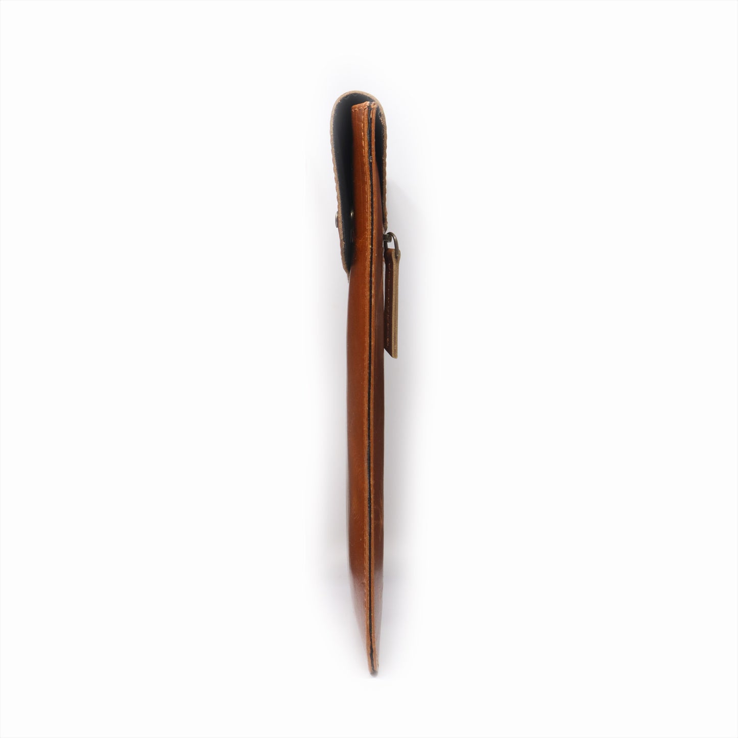 ZELORA PARIS Classic Professional Leather Laptop Sleeve-Tan