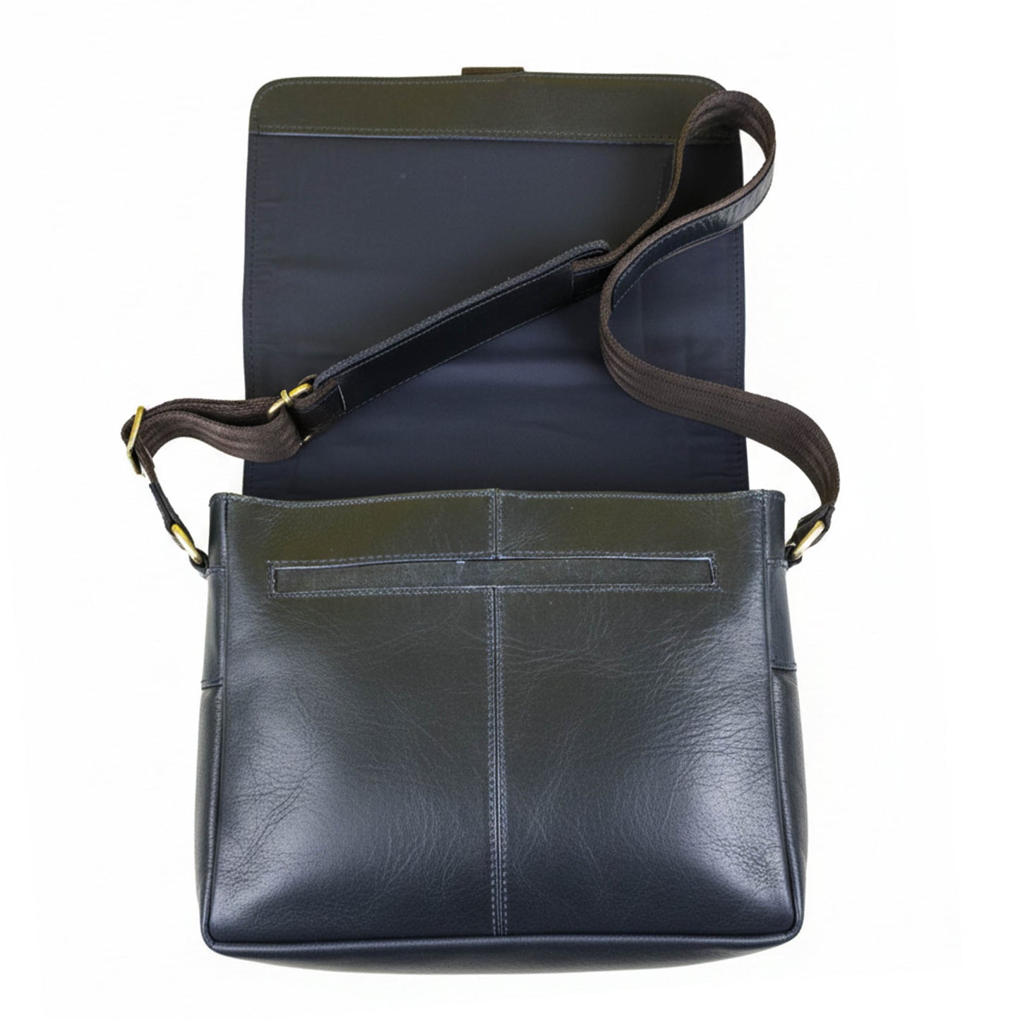 Zelora Paris Unisex Cross-Body Bag-Navy Blue