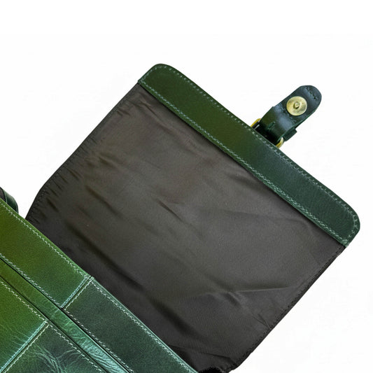 Zelora Paris Unisex Cross-Body Bag -Green