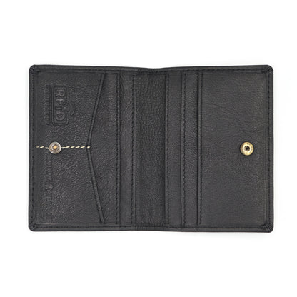 Zelora Paris Genuine Leather RFID Card Holder – Slim & Secure (6 Card Slots)