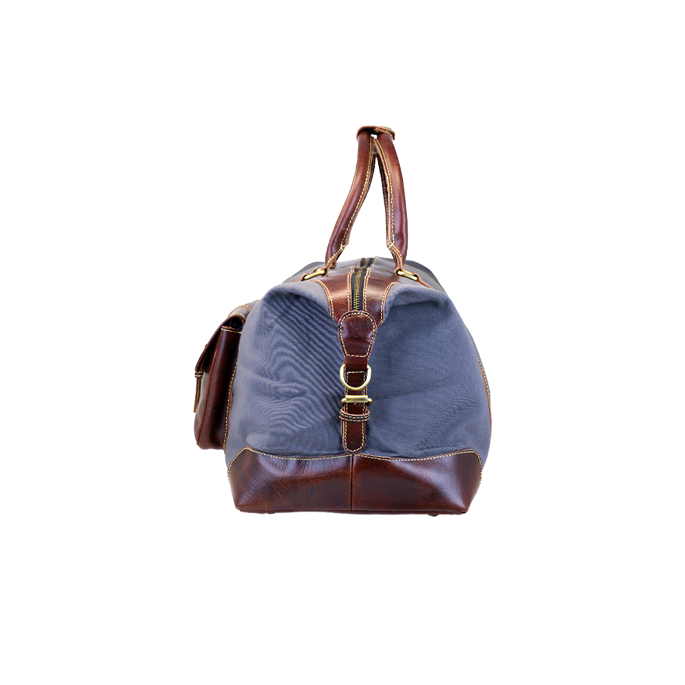 Heritage Canvas & Leather Travel Duffel Bag