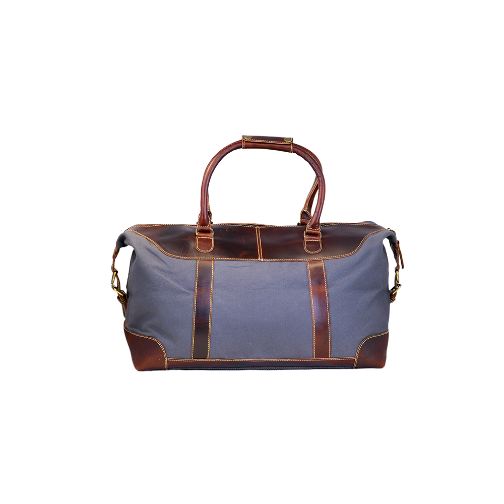 Heritage Canvas & Leather Travel Duffel Bag