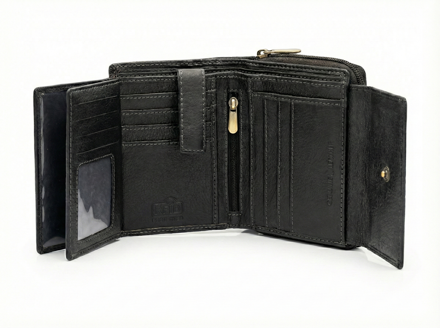 Zelora Paris Genuine Leather Ladies Wallet – RFID Secure & Elegantly Designed