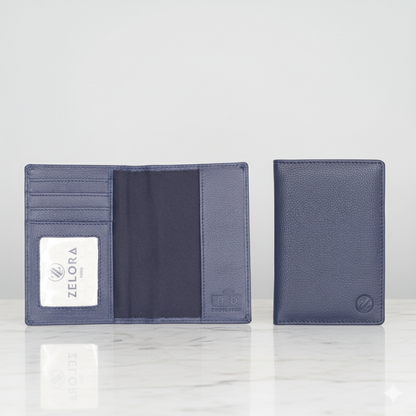 Zelora Paris Leather Travel Passport Holder – RFID Protected | Unisex & Premium