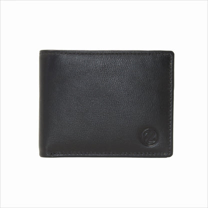 MENS CLASSIC BLACK LEATHER WALLET