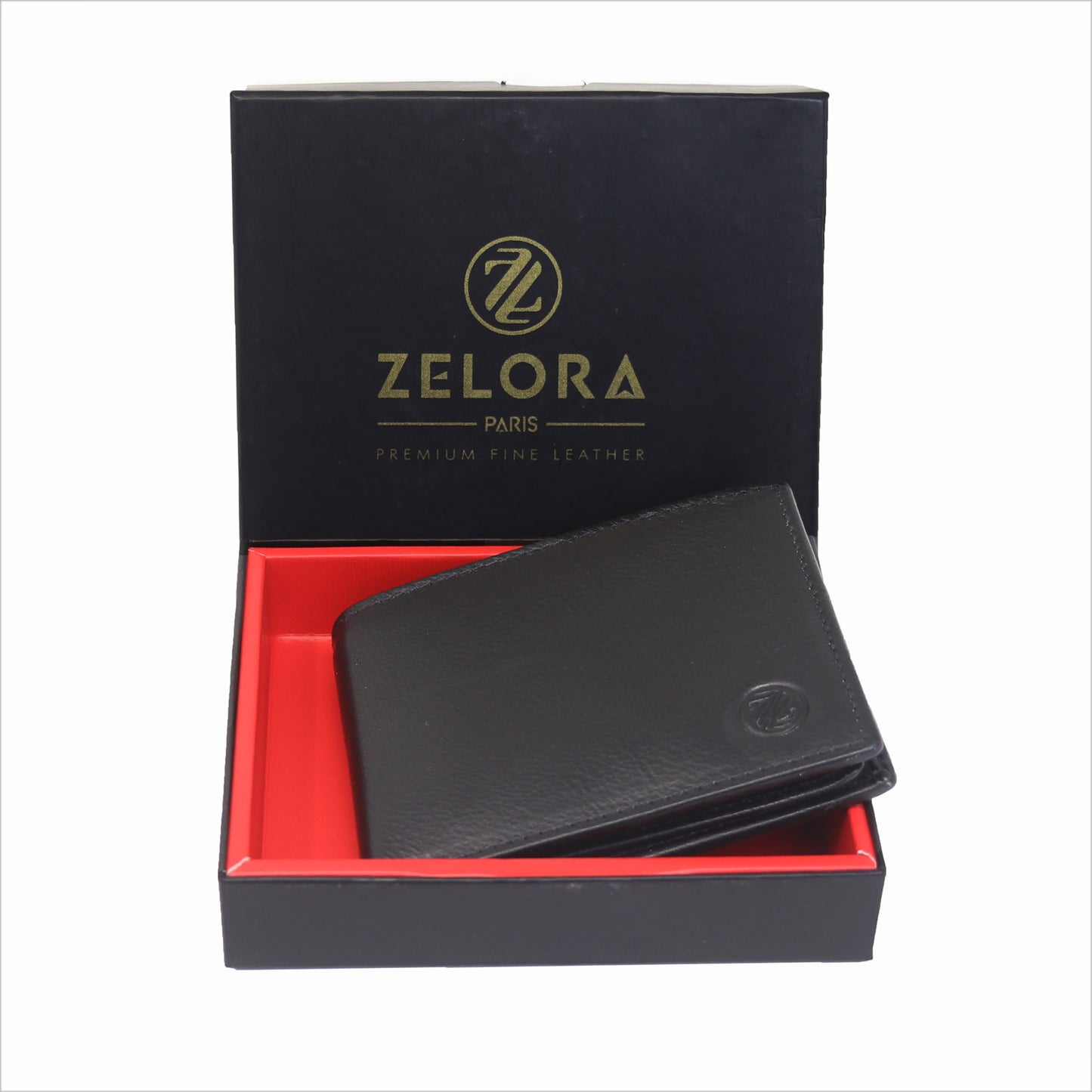 MENS CLASSIC BLACK LEATHER WALLET