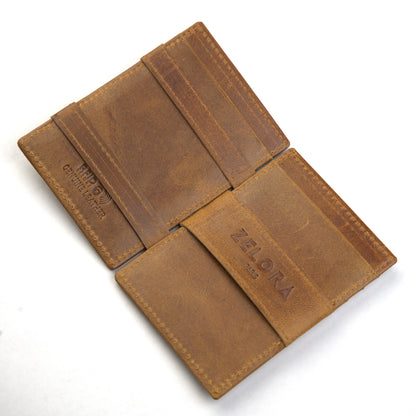 Zelora Paris Magic Wallet -Tan