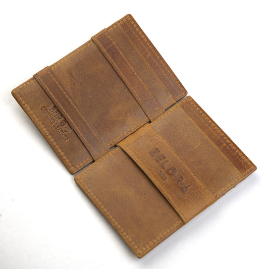 Zelora Paris Magic Wallet -Tan