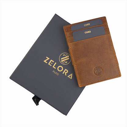 Zelora Paris Magic Wallet -Tan