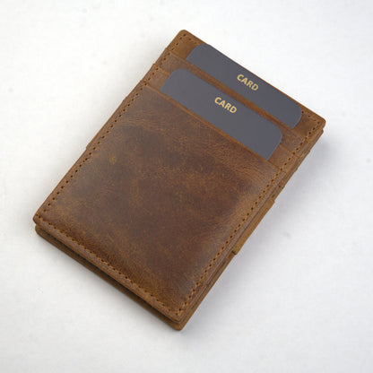 Zelora Paris Magic Wallet -Tan
