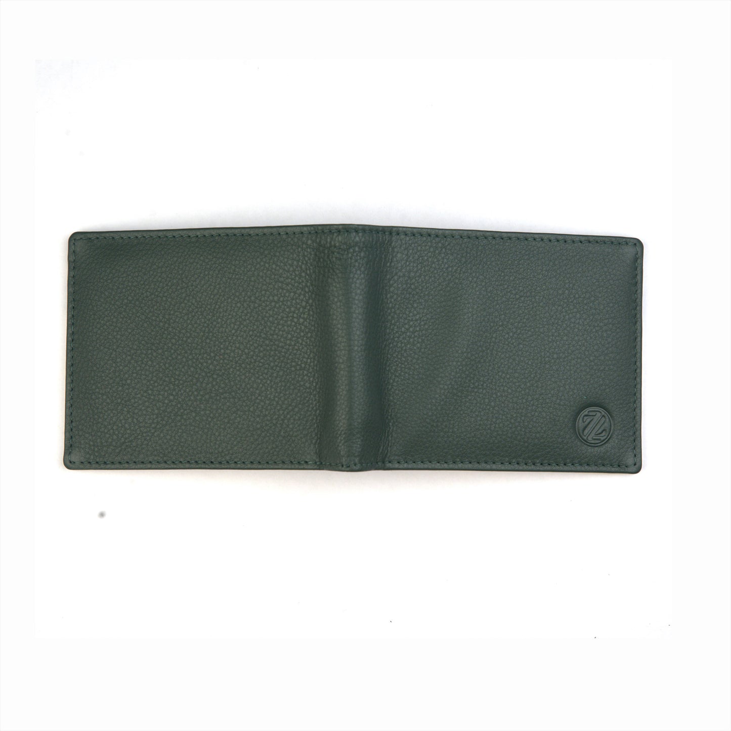 MENS TRI COLOUR LEATHER WALLET – GREEN