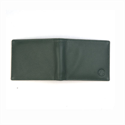 MENS TRI COLOUR LEATHER WALLET – GREEN