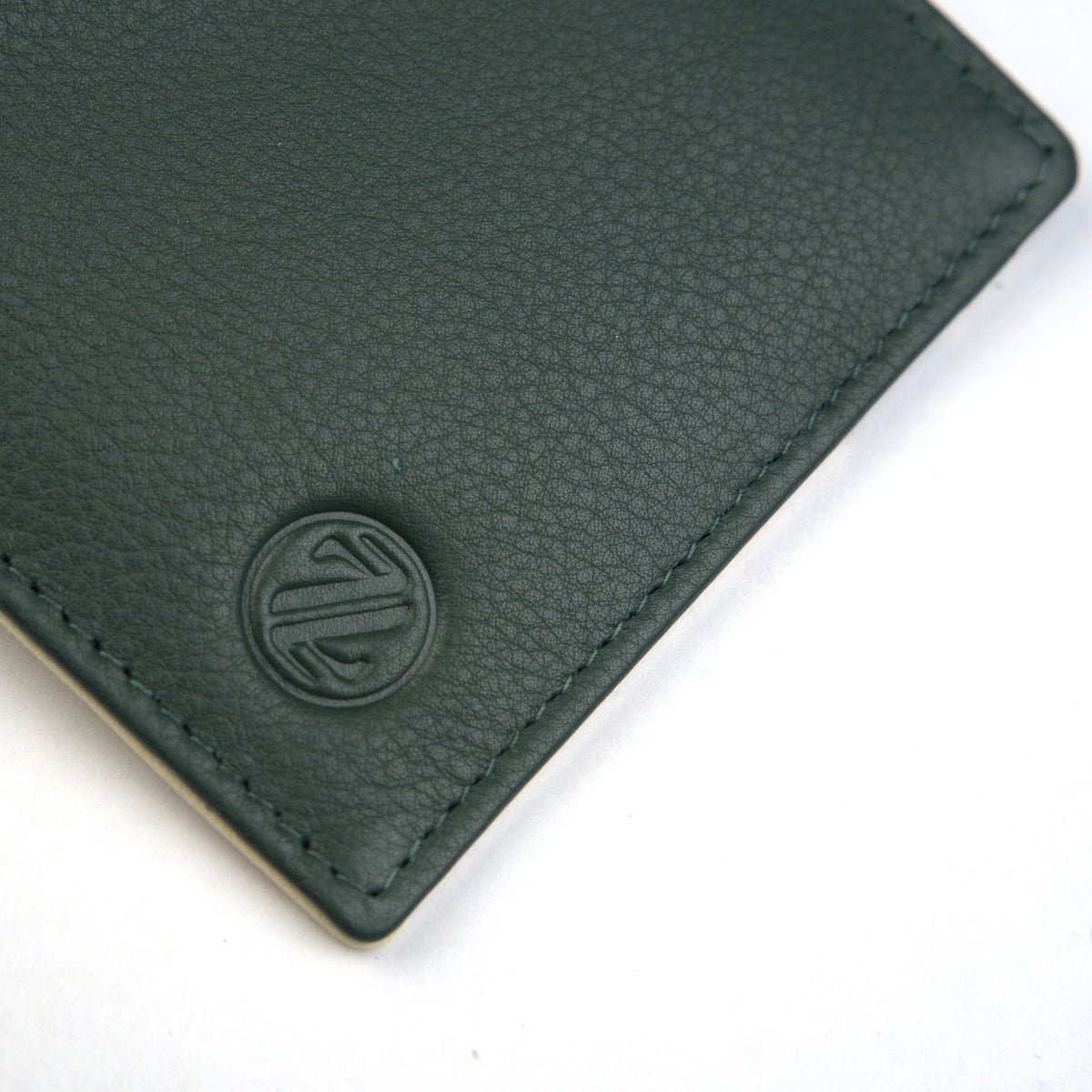 Mens Tri Colour Leather Wallet – Green