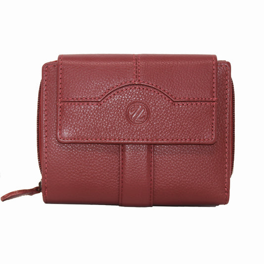 Zelora Paris Genuine Leather Ladies Wallet | RFID Secure