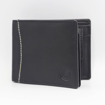 Zelora Paris Bi-Fold Money Wallet – RFID Protected | Men’s Classic Wallet