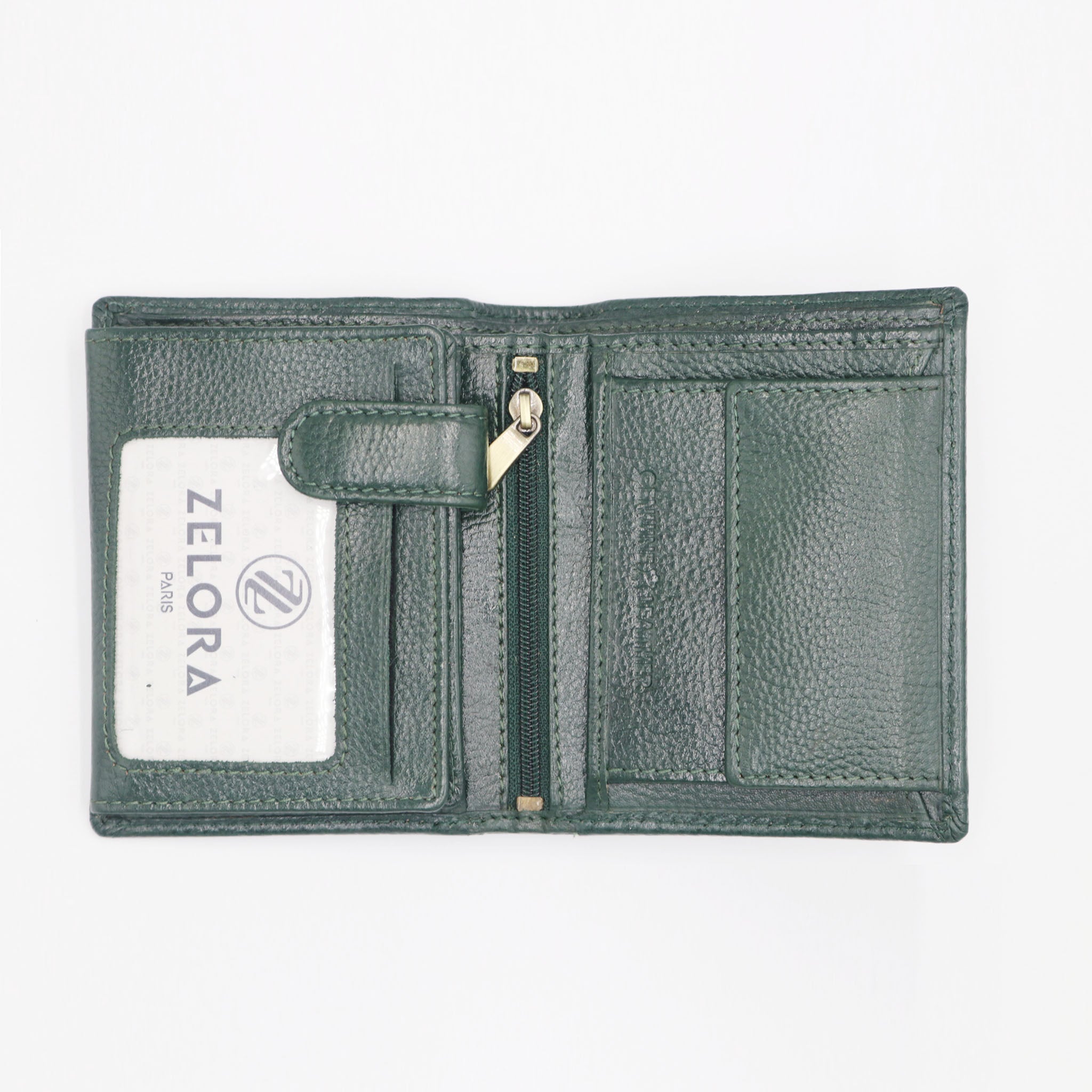 Leather wallet zele paris 美品 ZELE-PARIS ゼルパリ クロコ ブラック
