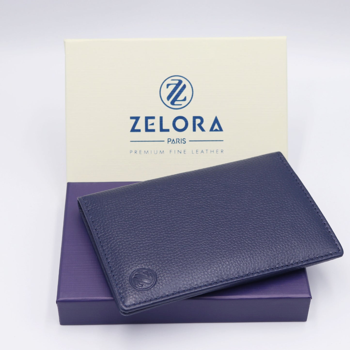 Zelora Paris Leather Travel Passport Holder – RFID Protected | Unisex & Premium