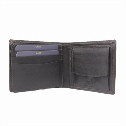 MENS CROCO BROWN LEATHER WALLET (KGN)