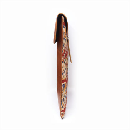 Zelora Paris Laptop Sleeve-Red Floral Kalamkari Edition
