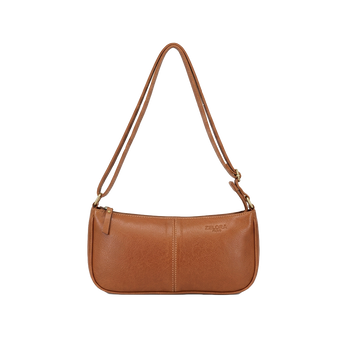Genuine Leather Ladies Sling Bag – Tan