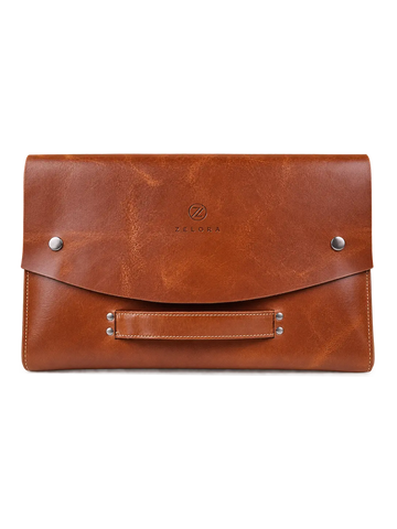 Zelora Paris Laptop Sleeve - Tan