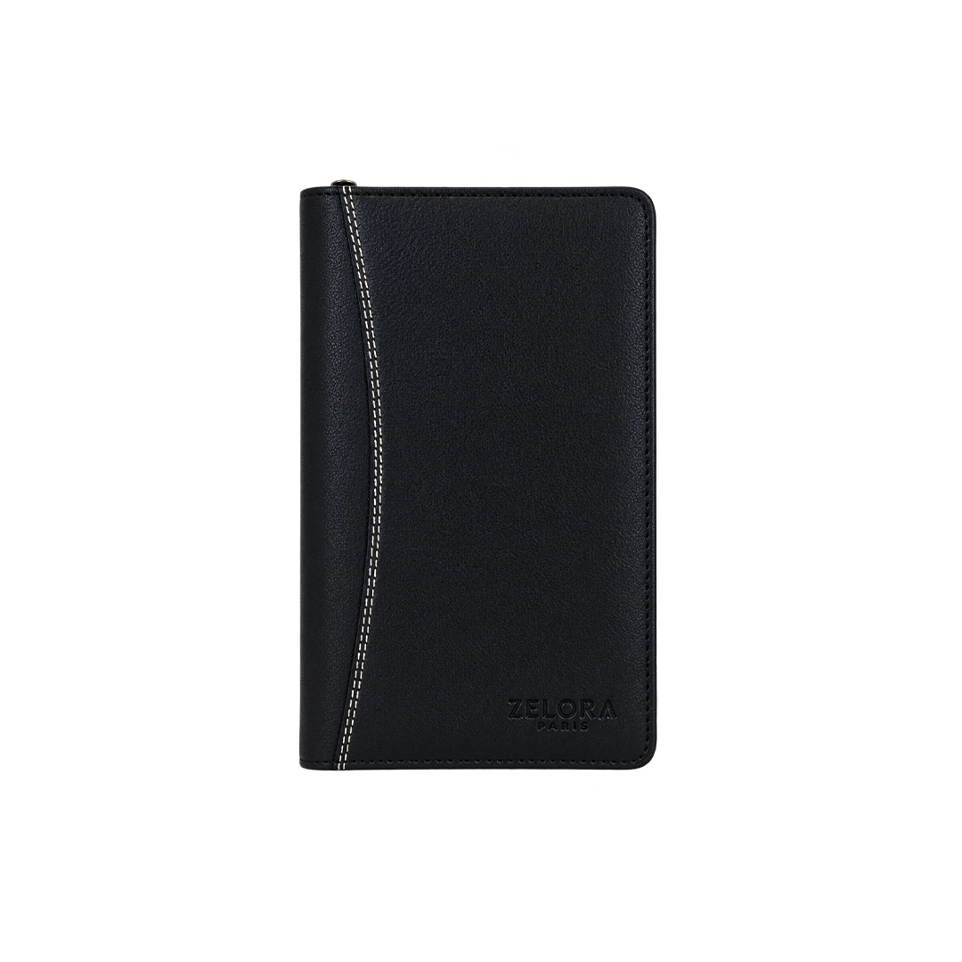 Genuine Leather Passport Suite | Unisex-Black