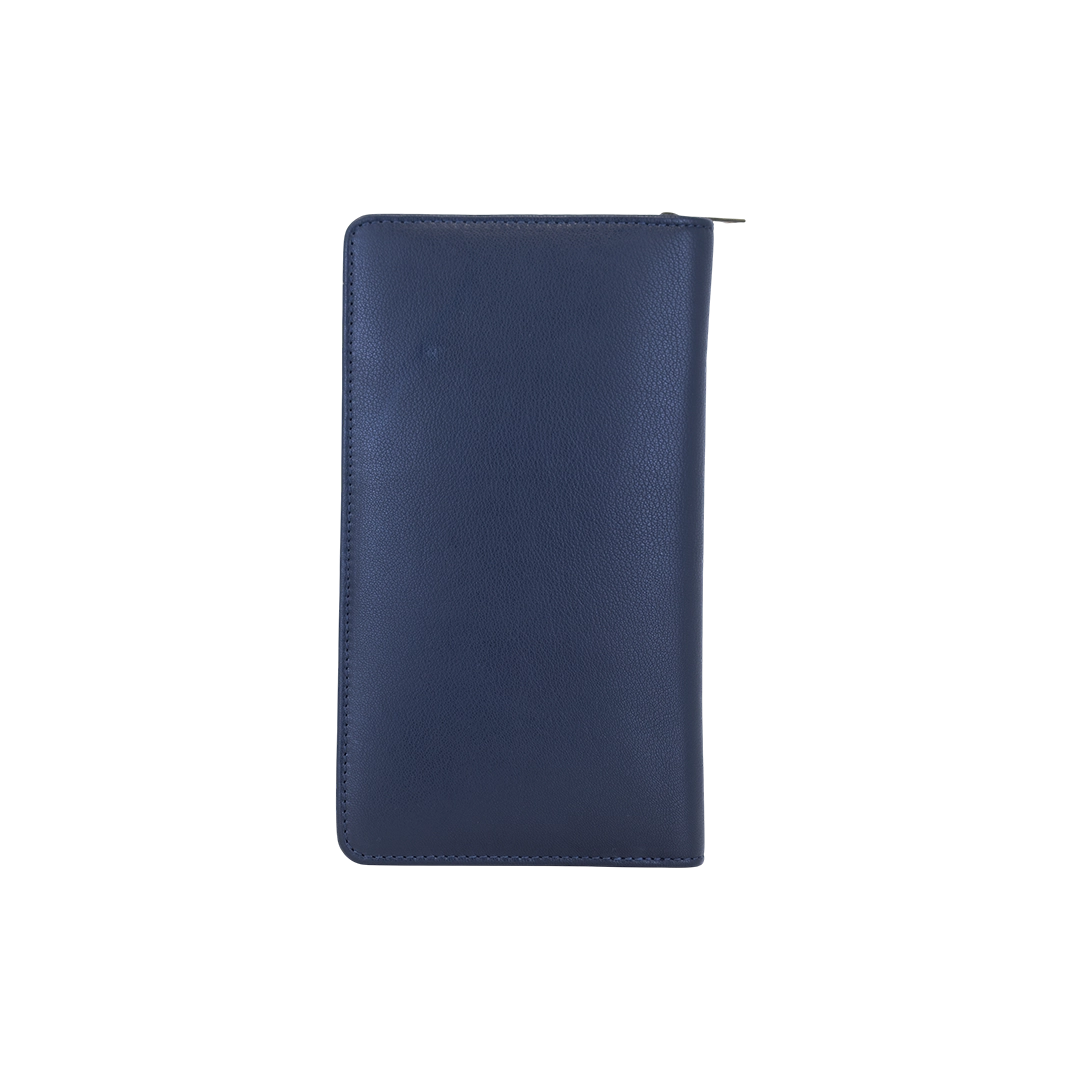 Genuine Leather Passport Suite | Unisex-Blue