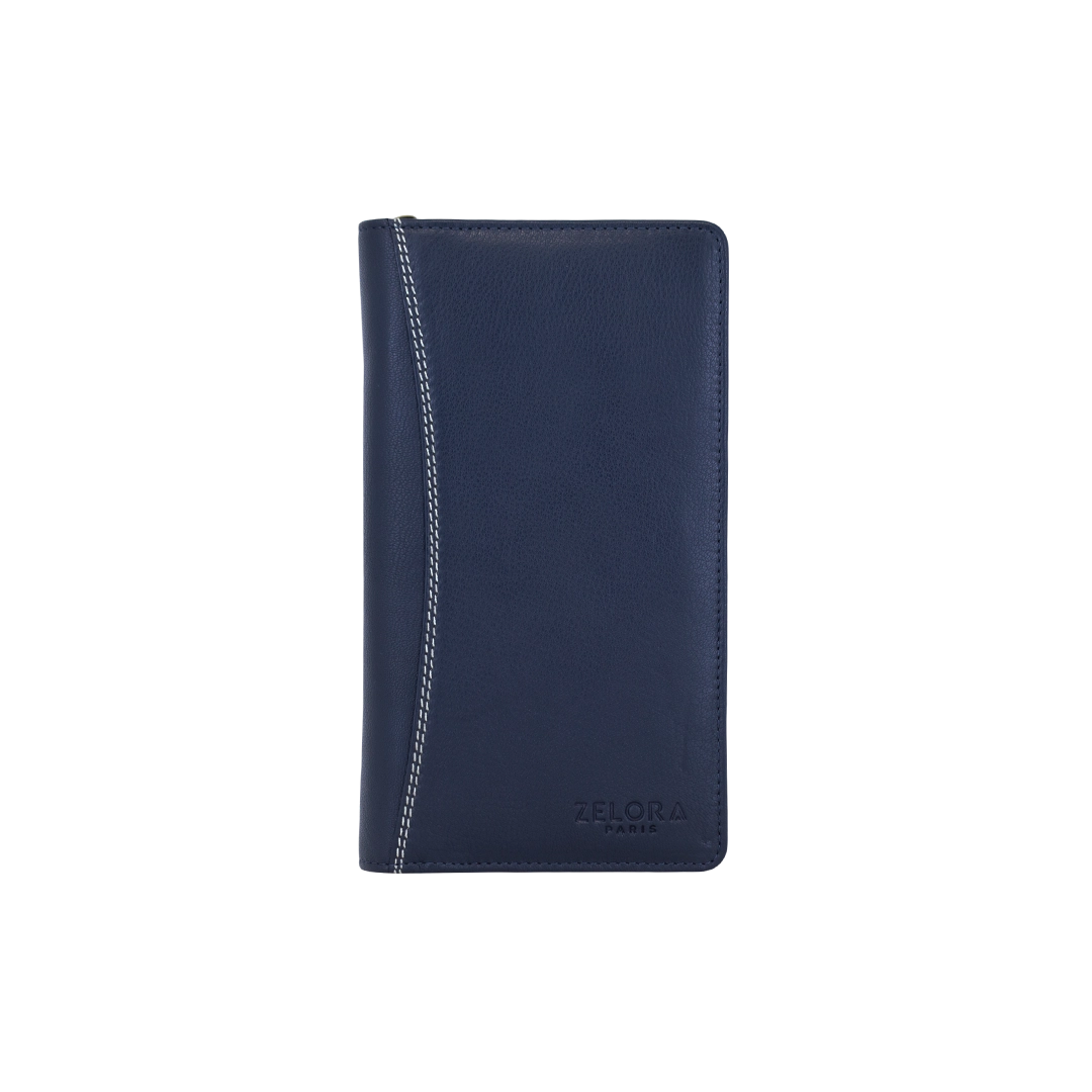 Genuine Leather Passport Suite | Unisex-Blue
