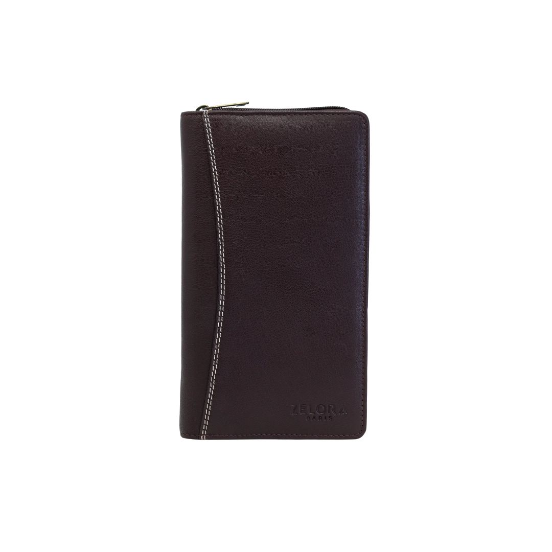 Genuine Leather Passport Suite | Unisex-Brown