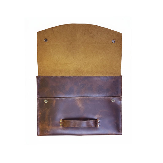 Zelora Paris Laptop Sleeve-Brown