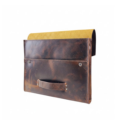 Zelora Paris Laptop Sleeve-Brown