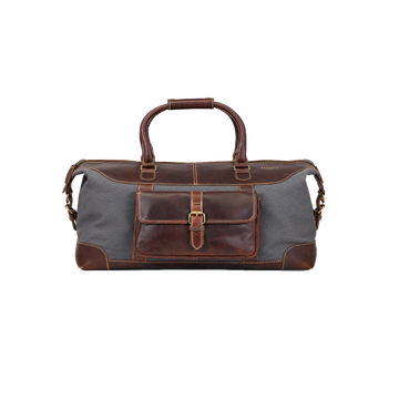 Heritage Canvas & Leather Travel Duffel Bag