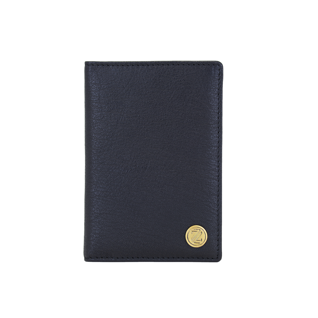 Genuine Leather Passport Holder | RFID Protected | Unisex – Black