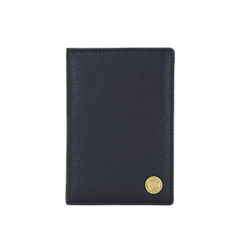 Genuine Leather Passport Holder | RFID Protected | Unisex – Black