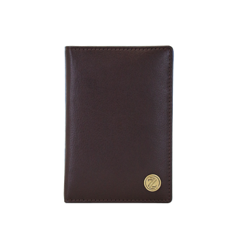 Genuine Leather Passport Holder | RFID Protected | Unisex – Brown